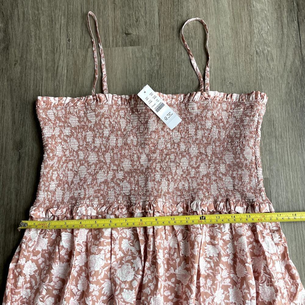 NWT J. Crew Smocked cotton poplin dress in Rose Vines XL​​​​ - Picture 4 of 6
